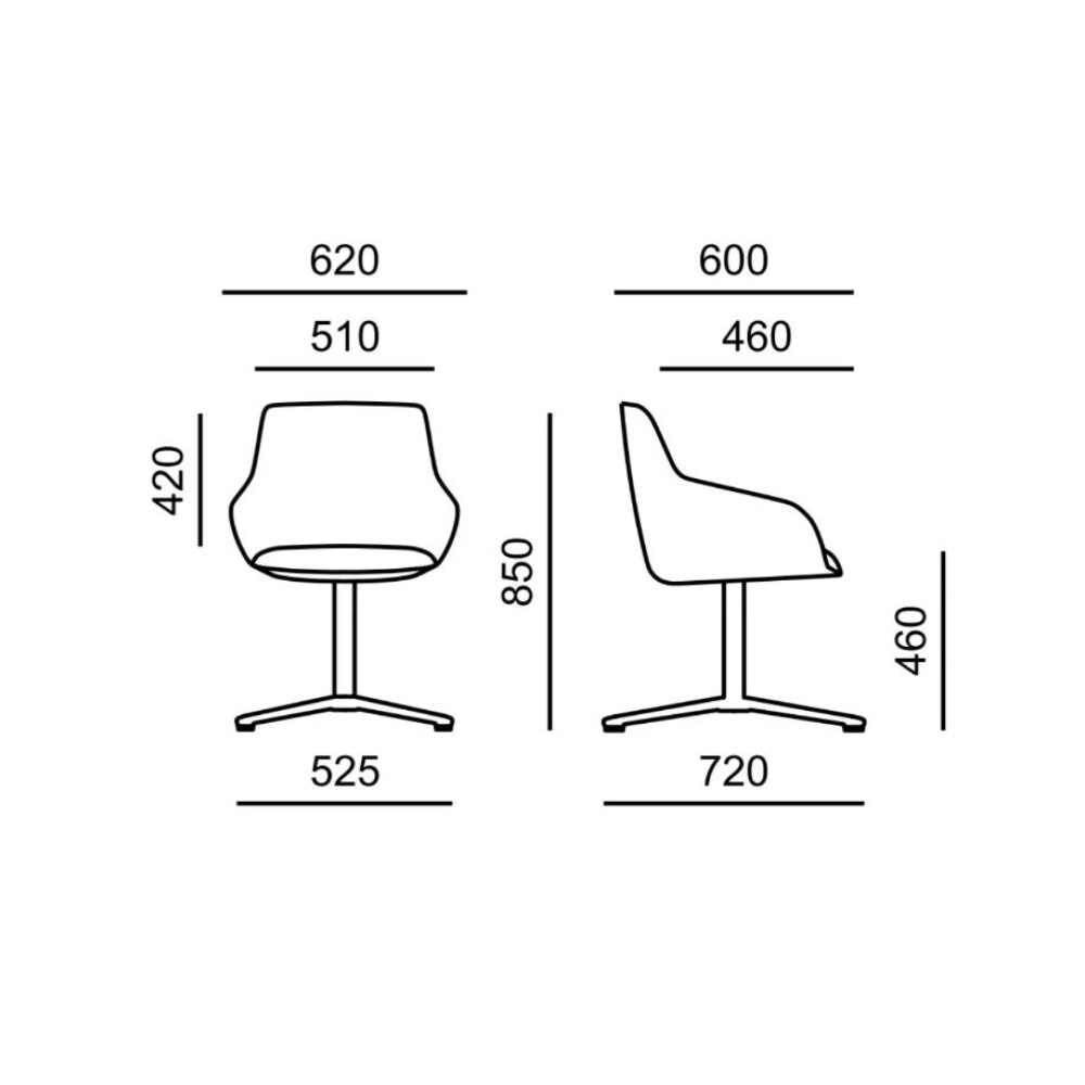 Konferenční křesílko KL 5300.01