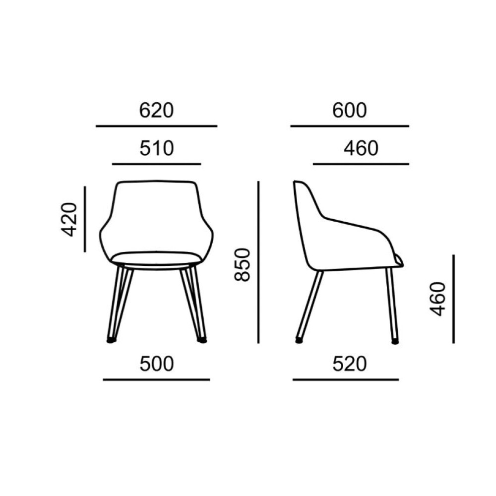 Konferenční křesílko KLOE 5300.09