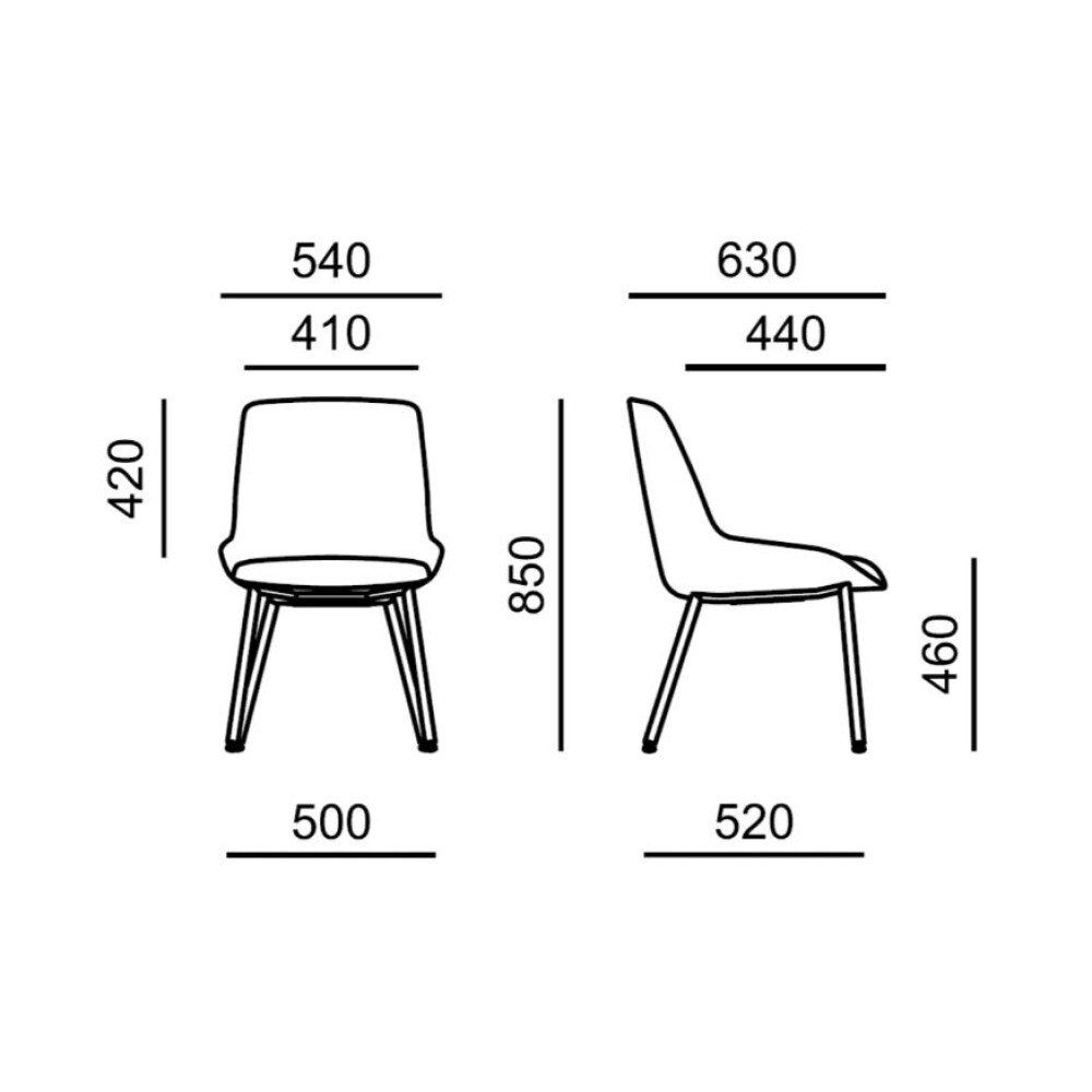 Konferenční křesílko KLOE 5301.09