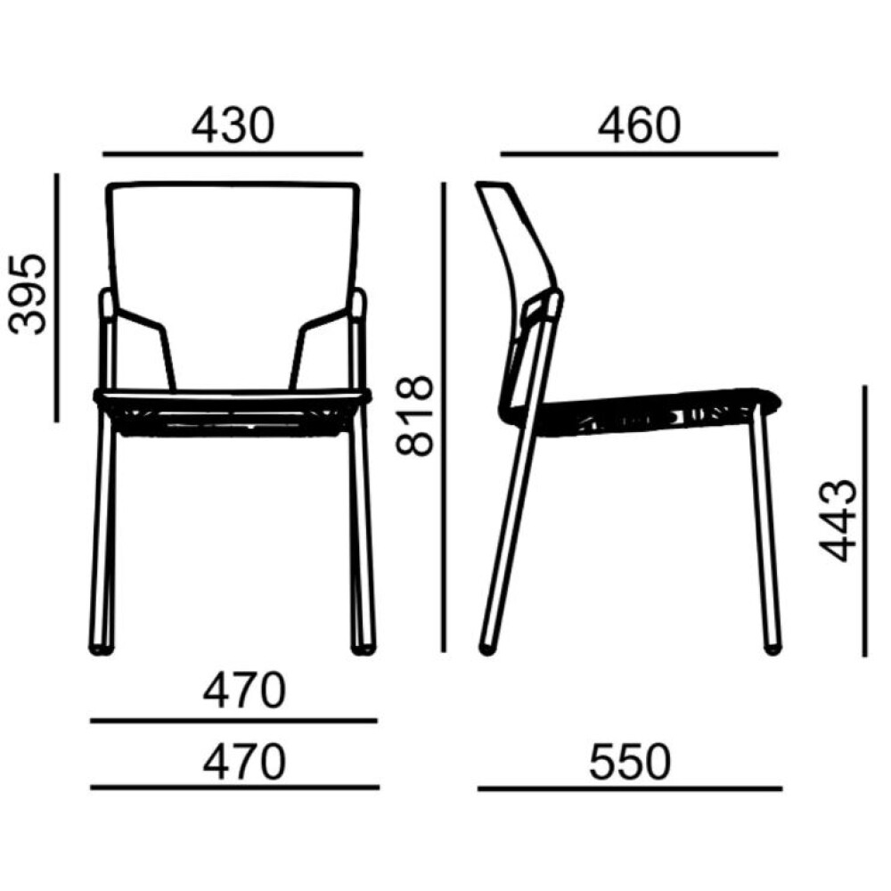 Konferenční židle KVADRATO 131