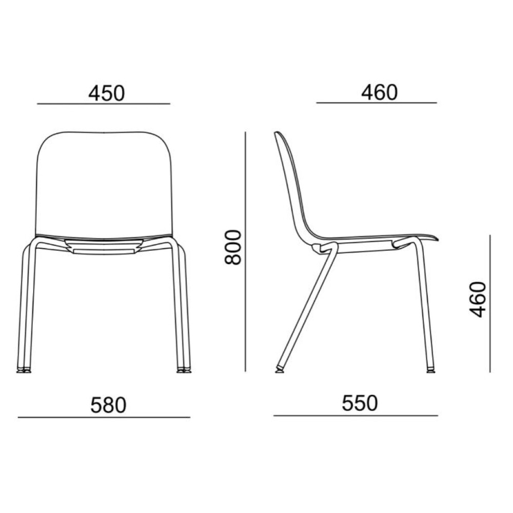 Čalouněná židle LAMBDA LA 4004.090