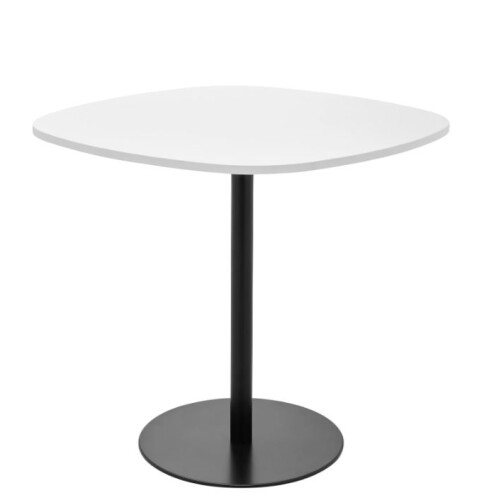 Stolek TABLE TA B - výška podnože 680 mm, zaoblená čtvercová deska stolu