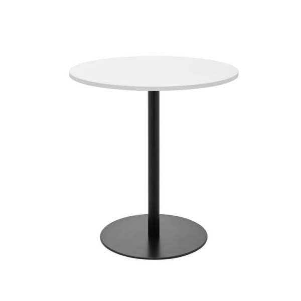 Stolek TABLE TA B - výška podnože 680 mm, kulatá deska stolu