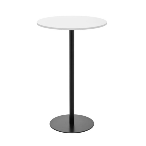 Stolek TABLE TA B - výška podnože 1100 mm, kulatá deska stolu