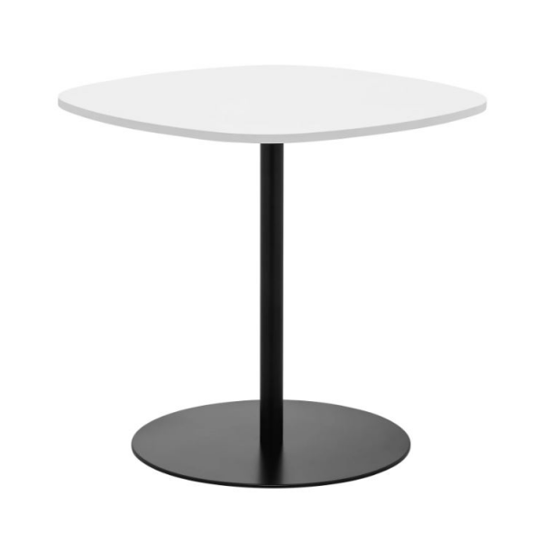 Stolek TABLE TA C - výška podnože 760 mm, zaoblená deska stolu